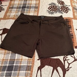 Men's Steele Stretch Brown Shorts. Sz 28